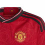Maillot de Football à Manches Courtes pour Enfants Adidas Manchester (7-8 Ans)