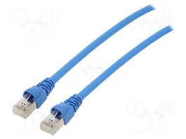 TELEGÄRTNER Câble Ethernet Cat 6a S/FTP RJ45 1,5m bleu