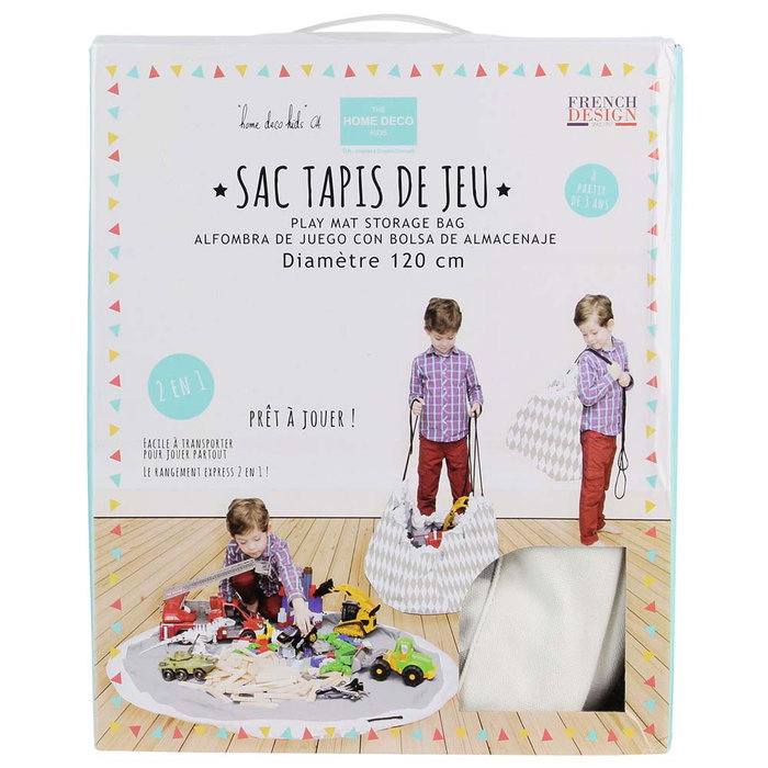 Home Deco Kids Tapis de jeu avec sac de rangement inclus