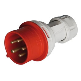 GSC Evolution Clavija Cetac 5P (3P+N+t) 32A IP44 Rouge