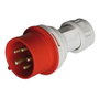GSC Evolution Clavija Cetac 5P (3P+N+t) 32A IP44 Rouge