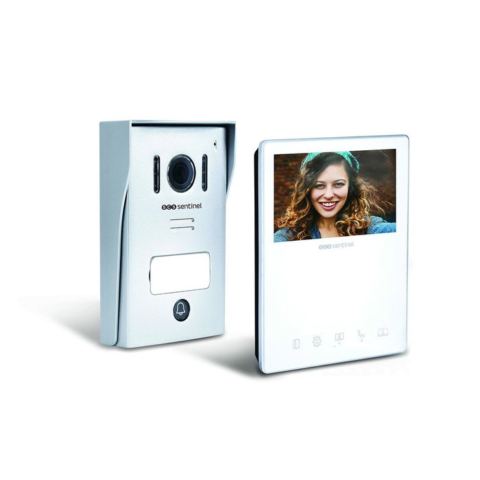 SCS SENTINEL VisioKit 4.3 Interphone vidéo filaire blanc