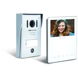 SCS SENTINEL VisioKit 4.3 - Interphone vidéo filaire avec écran tactile 4,3 pouces, déclenchement gâche/portail, 10 mélodies, platine alu, garantie 3 ans