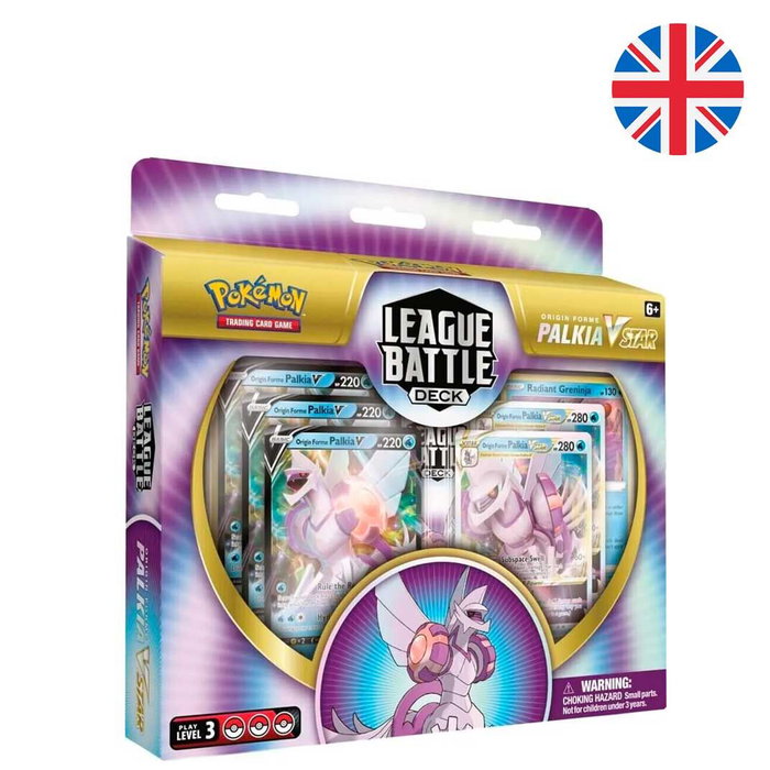 Pokémon - Deck de Combat Ligue Palkia VSTAR - Blister de Cartes - Jeu en Anglais Pokémon - Deck de Combat Ligue Palkia VSTAR - Blister de Cartes - Jeu en Anglais