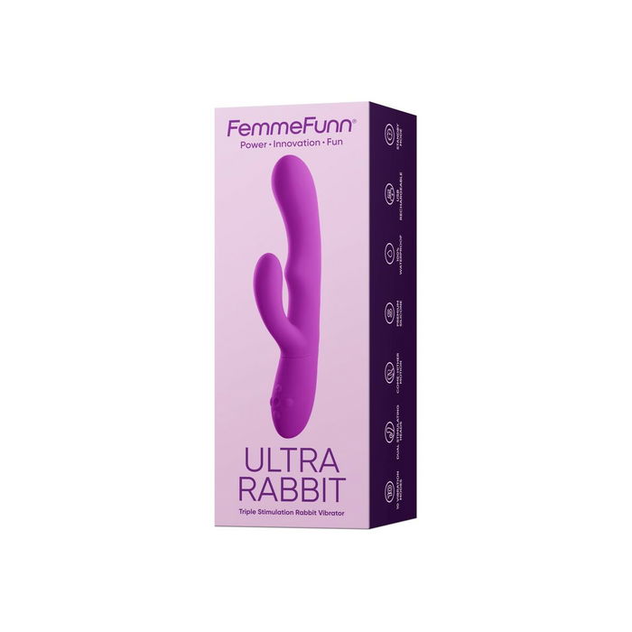 Vibration de Stimulation Double FemmeFunn Ultra Rabbit Violet