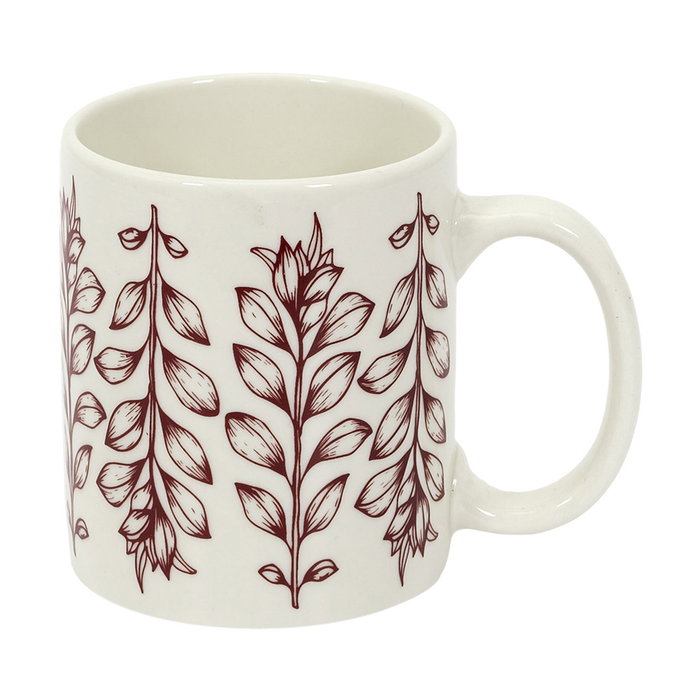 Home Deco Factory Mug Cottage Rouge 350 ml Home Deco Factory Mug Cottage Rouge 350 ml