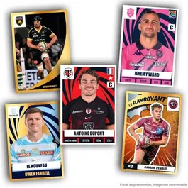 Panini Album Starter Pack - Rugby Top 14 2024-2025 - Inclus Album + 4 Pochettes (2 Achetées, 2 Offertes) - 20 Stickers