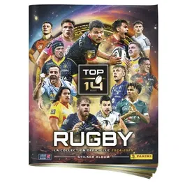 Panini Album Starter Pack - Rugby Top 14 2024-2025 - Inclus Album + 4 Pochettes (2 Achetées, 2 Offertes) - 20 Stickers