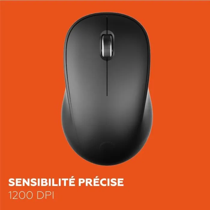 Mobility Lab Alpha Ensemble Clavier et Souris Sans Fil Ergonomique avec Pave Numerique Integre - USB