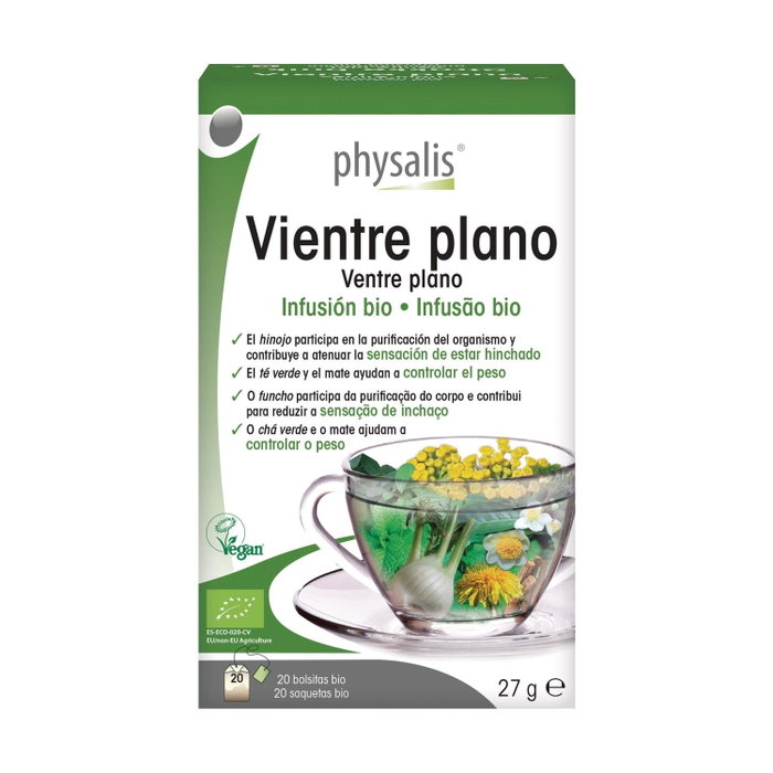 Physalis Vientre Plano Infusion Bio 20 filtres Physalis Vientre Plano Infusion Bio 20 filtres