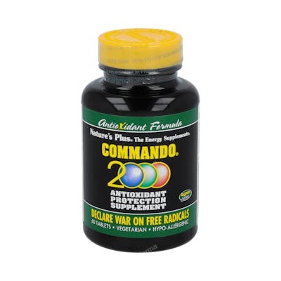 Natures Plus Commando 2000 Antioxydant 60 Comprimés Complément Alimentaire Natures Plus Commando 2000 Antioxydant 60 Comprimés Complément Alimentaire