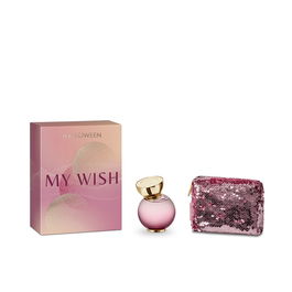 Halloween MY WISH CASE Eau de Parfum vaporisateur 100 ml + Trousse de toilette 2 pièces Femme