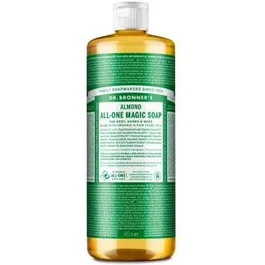 Dr. Bronner's Savon Liquide Amandes Douces 945 ml - Certifié Biologique & Commerce Équitable