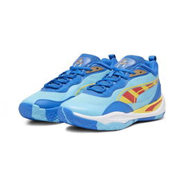 Chaussures de Basket-Ball pour Adultes Puma Playmaker Pro X Bleu clair