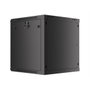 Lanberg Baie Mural Rack 19 Pouces 12U Armoire de Serveur Acier Noir