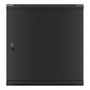 Lanberg Baie Mural Rack 19 Pouces 12U Armoire de Serveur Acier Noir