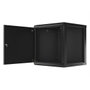 Lanberg Baie Mural Rack 19 Pouces 12U Armoire de Serveur Acier Noir