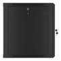 Lanberg Baie Mural Rack 19 Pouces 12U Armoire de Serveur Acier Noir