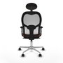 Piqueras y Crespo Chaise de Bureau 2D086N1 Blanc Marron