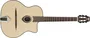LAG Guitare Acoustique Gypsy Swing SL-200 Naturelle, Tapa Massif Épicéa, Palissandre, Format Petite Bouche