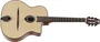 LAG Guitare Acoustique Gypsy Swing SL-200 Naturelle, Tapa Massif Épicéa, Palissandre, Format Petite Bouche