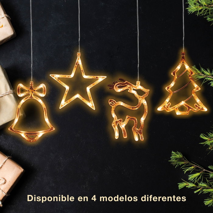 Bambasy Reno colgante de navidad LED 3xAAA