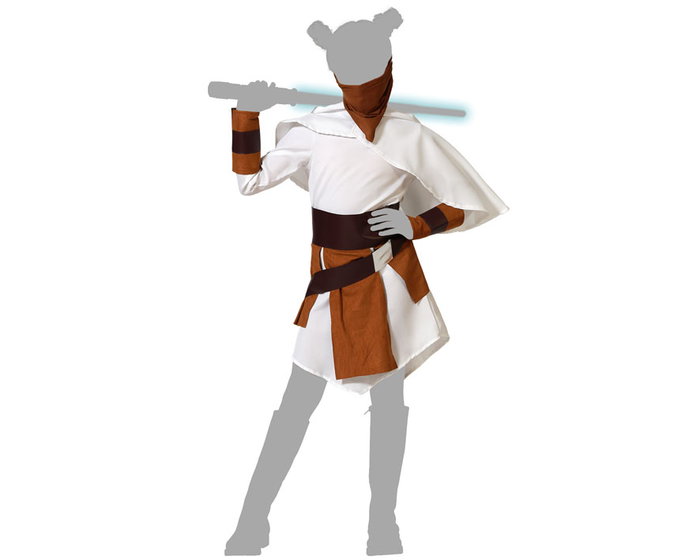 Déguisement Galaxia Fille Blanc avec Ceinture et Accessoires - Thème Univers - Taille 3-4 Ans Déguisement Galaxia Fille Blanc avec Ceinture et Accessoires - Thème Univers - Taille 3-4 Ans