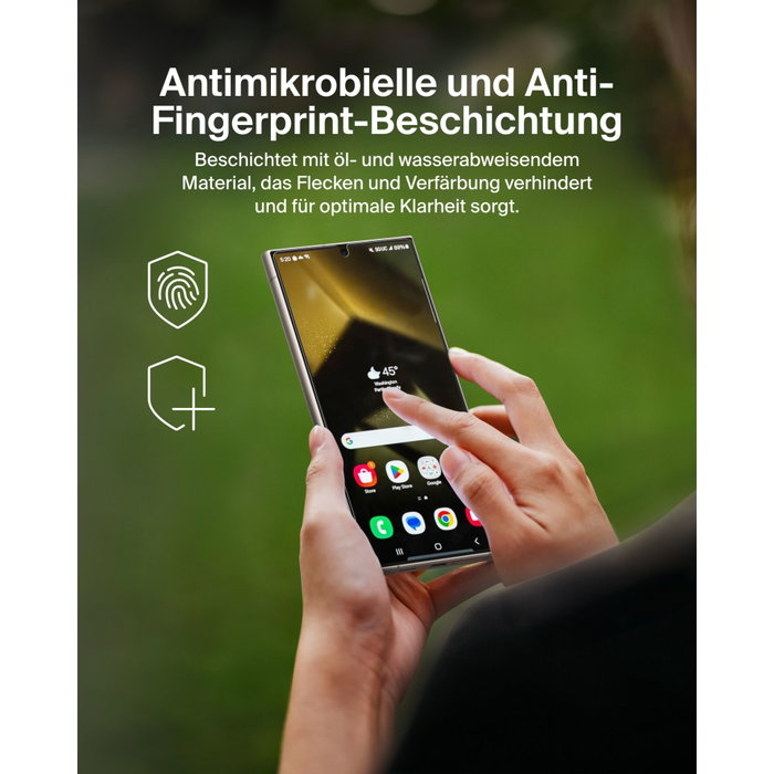 Belkin ScreenForce InvisiGlass pour Samsung Galaxy S25 Ultra Belkin ScreenForce InvisiGlass pour Samsung Galaxy S25 Ultra