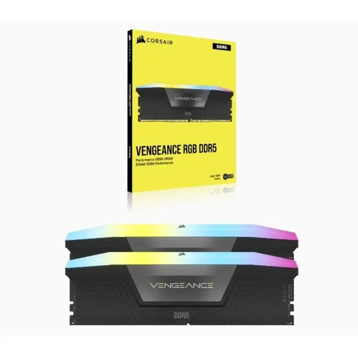 Corsair Revenge RGB DDR5 32GB (2x16GB) DIMM 5600 MHz 1.25V Negro CMH32GX5M2B5600C40K