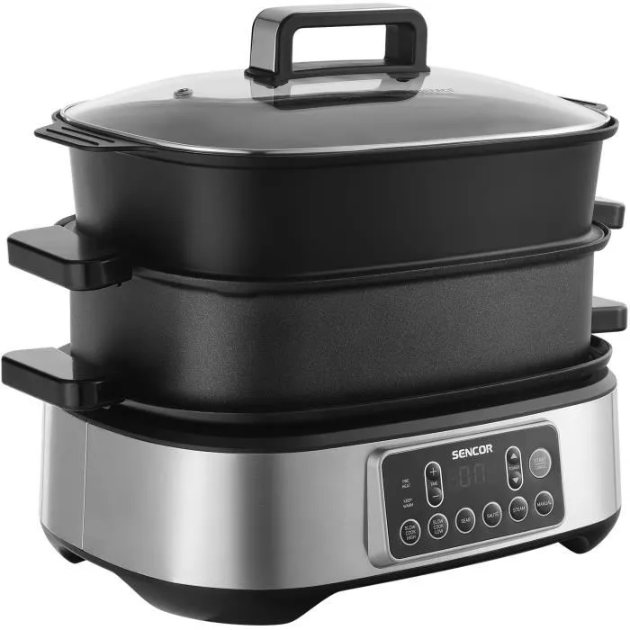 Sencor SPR 6300BK Mijoteuse et grill multifonction 6 L - Noir