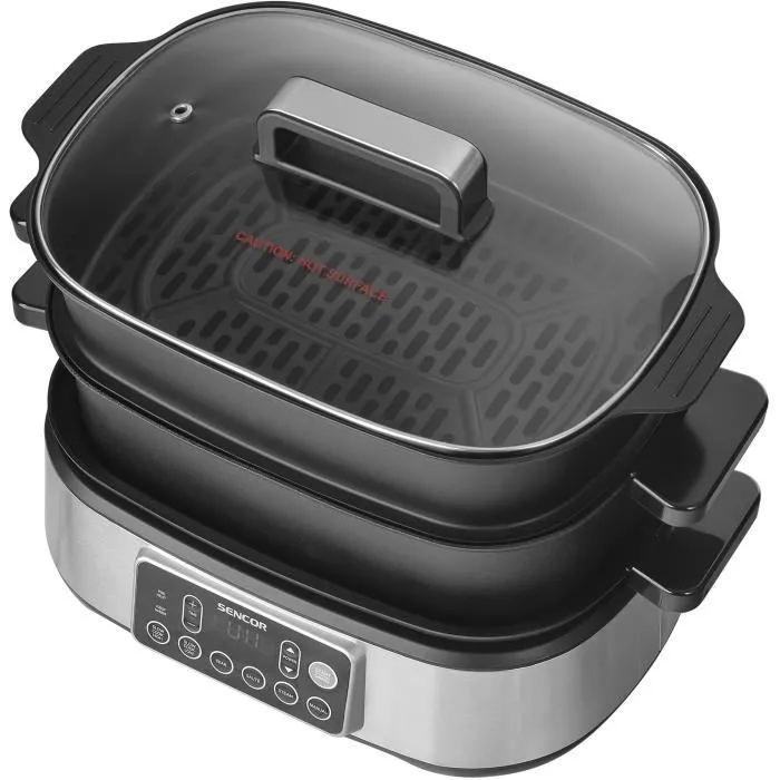 Sencor SPR 6300BK Mijoteuse et grill multifonction 6 L - Noir