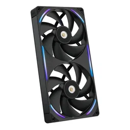 Nzxt F280X Core Ventilateur PC RGB Noir 280 mm Cadre Unique (RF-U28PN-B1) Roulement FDB 2400-3100 trs/min