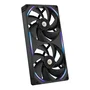 Nzxt F280X Core Ventilateur PC RGB Noir 280 mm Cadre Unique (RF-U28PN-B1) Roulement FDB 2400-3100 trs/min