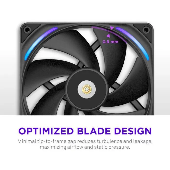 Nzxt F280X Core Ventilateur PC RGB Noir 280 mm Cadre Unique (RF-U28PN-B1) Roulement FDB 2400-3100 trs/min Nzxt F280X Core Ventilateur PC RGB Noir 280 mm Cadre Unique (RF-U28PN-B1) Roulement FDB 2400-3100 trs/min