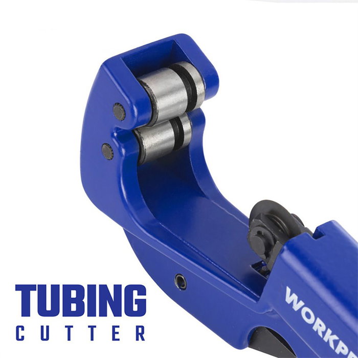 Workpro Cortatubos 3-32 mm (1/8" - 1 1/4") pour cuivre et aluminium, bleu Workpro Cortatubos 3-32 mm (1/8" - 1 1/4") pour cuivre et aluminium, bleu