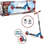 Marvel Patinette 2 Roues Avengers Pliable pour Enfant à Partir de 3 Ans - Guidon Ajustable (57-84 cm), Cadre Aluminium, Roues PU - Rouge