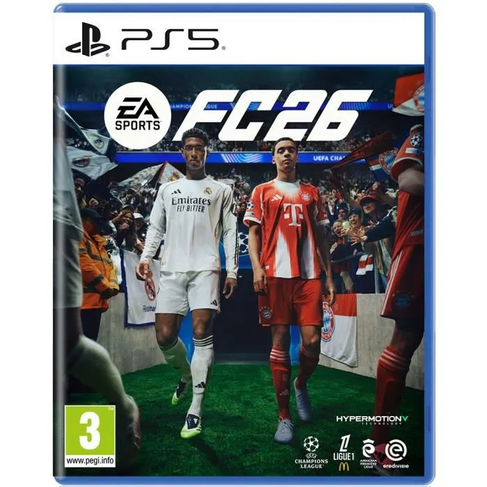 Electronic Arts - EA SPORTS FC 26 - Jeu vidéo de football - PlayStation 5 - Inclut mode en ligne - Sortie le 26 septembre 2025 - PEGI 3 Electronic Arts - EA SPORTS FC 26 - Jeu vidéo de football - PlayStation 5 - Inclut mode en ligne - Sortie le 26 septembre 2025 - PEGI 3