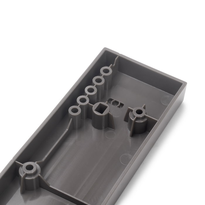 Emuca Rack avec glissières à extension totale et à fermeture douce pour accessoires d'armoire Quartz, 562-588mm, Aluminium et plastique, Titane