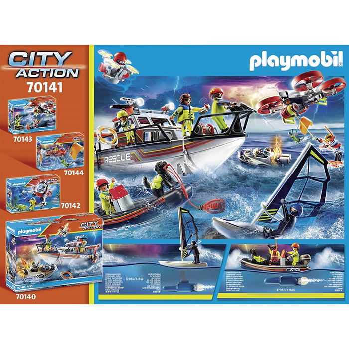 Playmobil Rescate Marítimo : Rescate Polar avec Bateau Playmobil Rescate Marítimo : Rescate Polar avec Bateau
