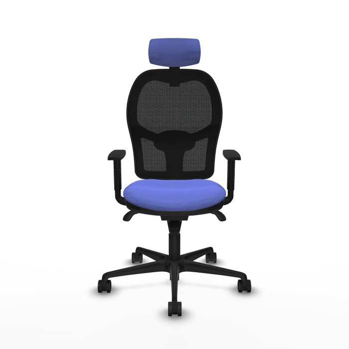 Piqueras y Crespo Chaise de Bureau Jorquera avec Appui-tête, Bleu clair Piqueras y Crespo Chaise de Bureau Jorquera avec Appui-tête, Bleu clair