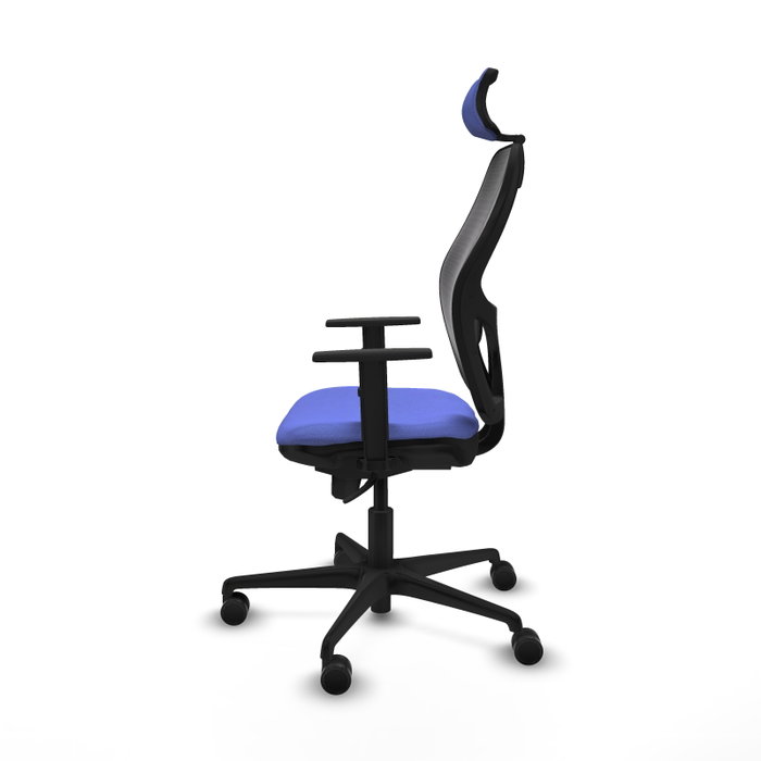Piqueras y Crespo Chaise de Bureau Jorquera avec Appui-tête, Bleu clair Piqueras y Crespo Chaise de Bureau Jorquera avec Appui-tête, Bleu clair