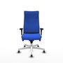 Piqueras Y Crespo Albacete Fauteuil de Direction Bleu avec Mécanisme Synchrone