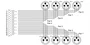 CORDIAL Câble Interface Sub-D 8 Broches Mâle XLR 5 mètres