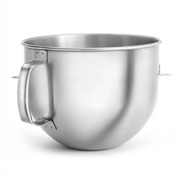 KitchenAid 5KSMB70 Bol en Acier Inoxydable de 6,6 Litres pour Robot Pâtissier – Mélange et Préparation Culinaire