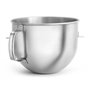 KitchenAid 5KSMB70 Bol en Acier Inoxydable de 6,6 Litres pour Robot Pâtissier – Mélange et Préparation Culinaire