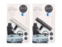 Acorde Recharge Ambientador Voiture Aluminium 8 x 1.4 x 4 cm - Lot de 3 - Gris et Noir (Set de 24)