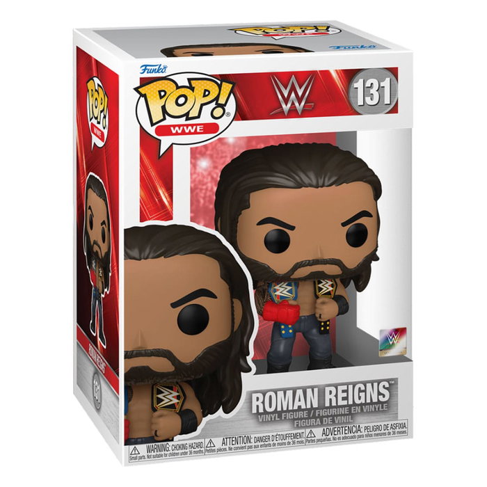 Funko POP! WWE Roman Reigns avec ceintures