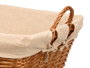 KIPIT Panier rectangulaire en osier avec anses