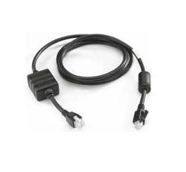 Zebra Câble d'alimentation DC noir pour stations de charge et berceaux Ethernet