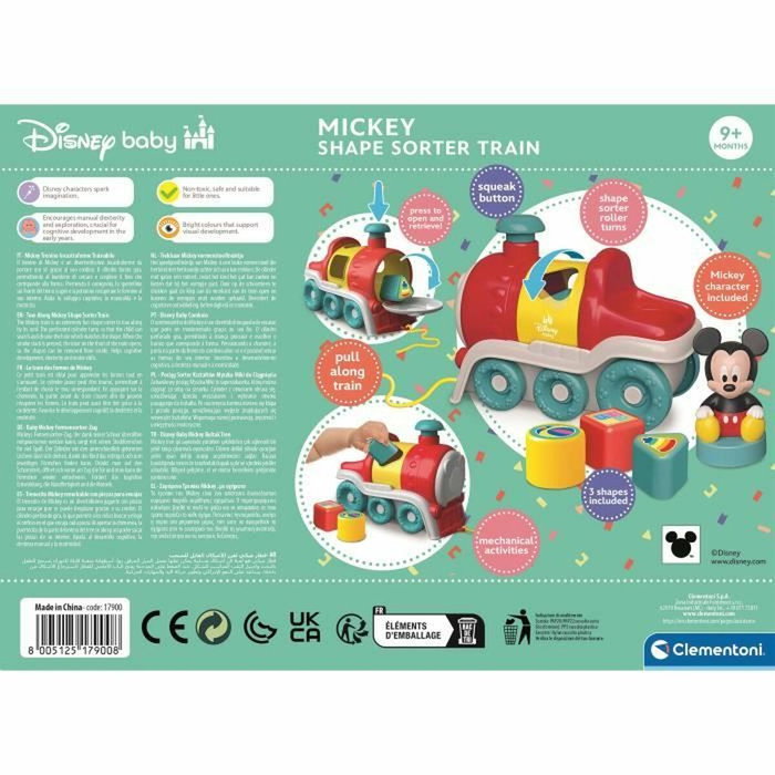 Clementoni Le train des formes de Mickey